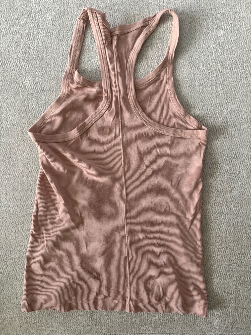 SET Active Ribbed Racerback Tank - Dusty Pink - Picture 2 of 4